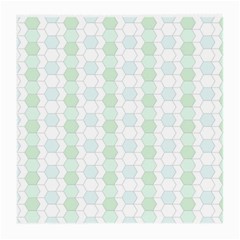 Allover Graphic Soft Aqua Glasses Cloth (medium) by ImpressiveMoments