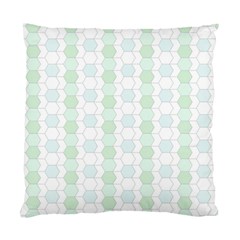 Allover Graphic Soft Aqua Cushion Case (single Sided)  by ImpressiveMoments