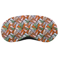 Allover Graphic Brown Sleeping Mask