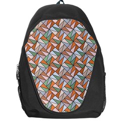 Allover Graphic Brown Backpack Bag by ImpressiveMoments