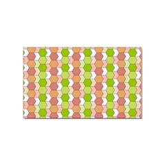 Allover Graphic Red Green Sticker 10 Pack (rectangle) by ImpressiveMoments