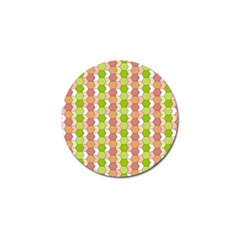 Allover Graphic Red Green Golf Ball Marker 10 Pack by ImpressiveMoments