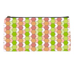 Allover Graphic Red Green Pencil Case