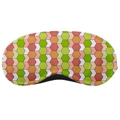 Allover Graphic Red Green Sleeping Mask