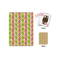 Allover Graphic Red Green Playing Cards (mini) by ImpressiveMoments