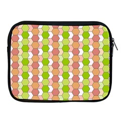 Allover Graphic Red Green Apple Ipad Zippered Sleeve