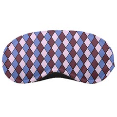 Allover Graphic Blue Brown Sleeping Mask