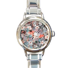 Spring Flowers Round Italian Charm Watch by ImpressiveMoments