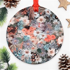 Spring Flowers Round Ornament