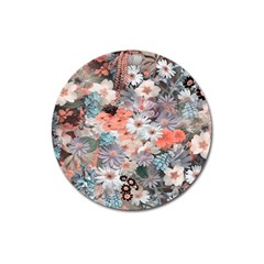 Spring Flowers Magnet 3  (round)