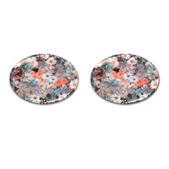 Spring Flowers Cufflinks (oval)