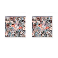 Spring Flowers Cufflinks (square)