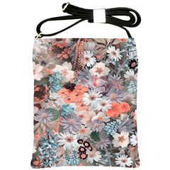 Spring Flowers Shoulder Sling Bag