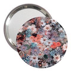 Spring Flowers 3  Handbag Mirror