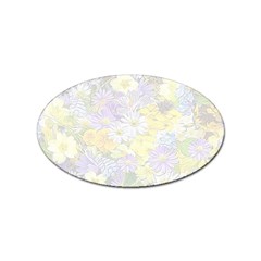 Spring Flowers Soft Sticker (Oval)