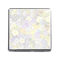 Spring Flowers Soft Memory Card Reader with Storage (Square)