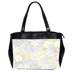 Spring Flowers Soft Oversize Office Handbag (Two Sides)