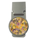 Spring Flowers Effect Money Clip (Round) Front