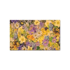 Spring Flowers Effect Sticker 100 Pack (rectangle) by ImpressiveMoments