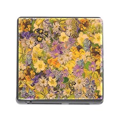 Spring Flowers Effect Memory Card Reader With Storage (square) by ImpressiveMoments