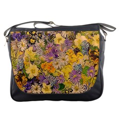 Spring Flowers Effect Messenger Bag by ImpressiveMoments