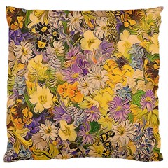 Spring Flowers Effect Large Cushion Case (single Sided) 