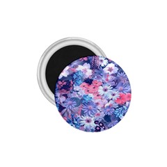 Spring Flowers Blue 1 75  Button Magnet by ImpressiveMoments