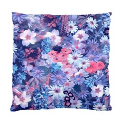 Spring Flowers Blue Cushion Case (two Sided) 