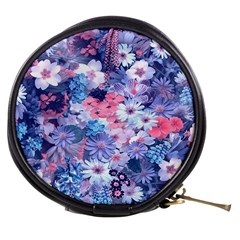 Spring Flowers Blue Mini Makeup Case