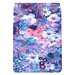 Spring Flowers Blue Removable Flap Cover (small)