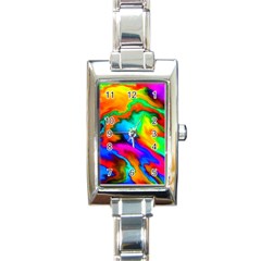 Crazy Effects  Rectangular Italian Charm Watch by ImpressiveMoments