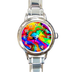 Crazy Effects  Round Italian Charm Watch