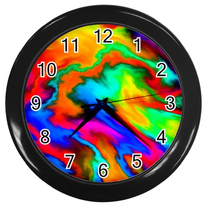 Crazy Effects  Wall Clock (Black)