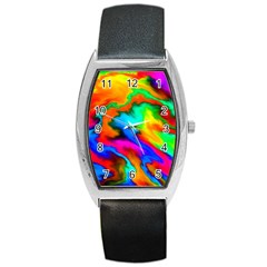 Crazy Effects  Tonneau Leather Watch