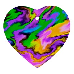 Crazy Effects  Heart Ornament (two Sides) by ImpressiveMoments