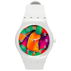 Crazy Effects  Plastic Sport Watch (medium) by ImpressiveMoments