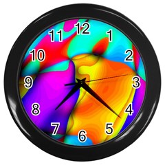 Crazy Effects Wall Clock (black) by ImpressiveMoments