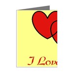 I Love You Mini Greeting Card (8 Pack) Right