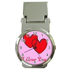 I Love You Money Clip With Watch by WonderfulDreamPicture