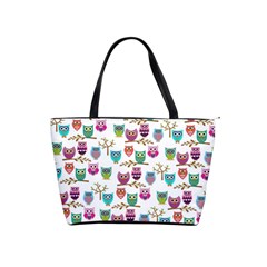 Happy Owls Large Shoulder Bag by Ancello