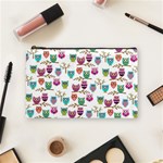 Happy Owls Cosmetic Bag (Medium) Front