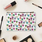 Happy Owls Cosmetic Bag (Medium) Back