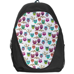 Happy Owls Backpack Bag by Ancello