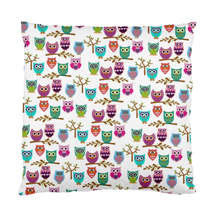 Happy Owls Cushion Case (Single Sided) 