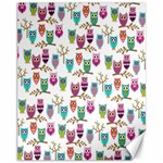 Happy Owls Canvas 11  x 14  (Unframed) 10.95 x13.48  Canvas - 1