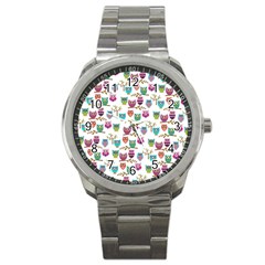 Happy Owls Sport Metal Watch