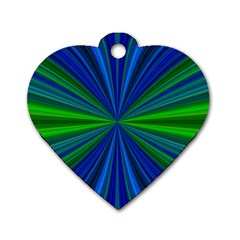 Design Dog Tag Heart (one Sided) 