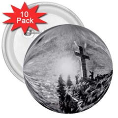 The Apple Of God s Eye Is Jesus - Ave Hurley - Artrave - 3  Button (10 Pack)