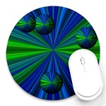 Magic Balls 8  Mouse Pad (Round) Front