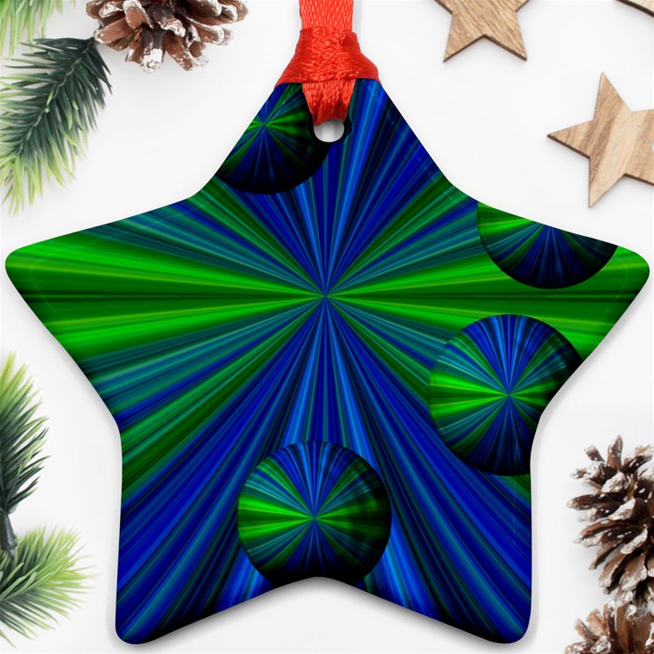 Magic Balls Star Ornament (Two Sides)